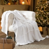 שמיכת נוי יוקרתית עבודת יד Double Stitch